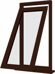 Rosewood UPVC Window Style 3
