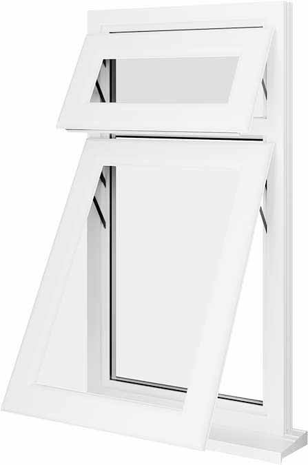 White UPVC Window Style 10