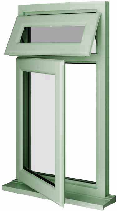 Chartwell Green UPVC Window Style 11