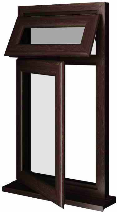 Rosewood UPVC Window Style 11