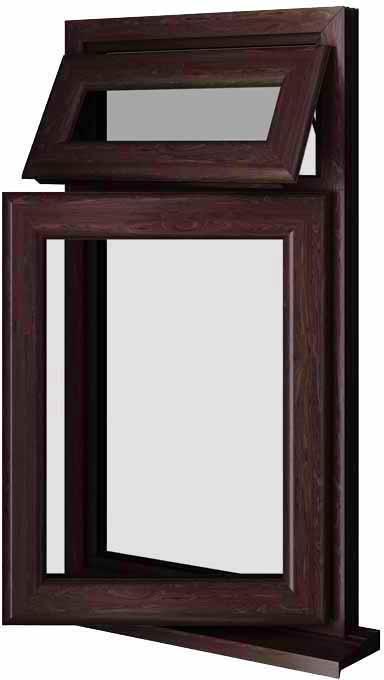 Rosewood UPVC Window Style 12