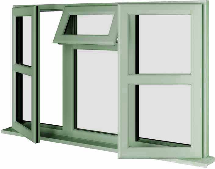 Chartwell Green UPVC Window Style 122