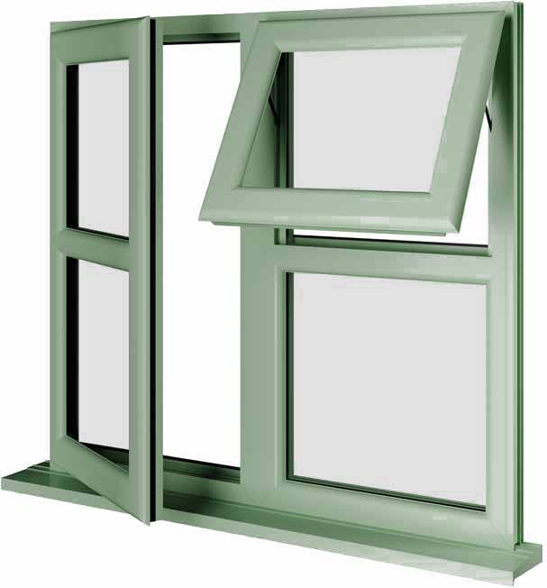 Chartwell Green UPVC Window Style 124