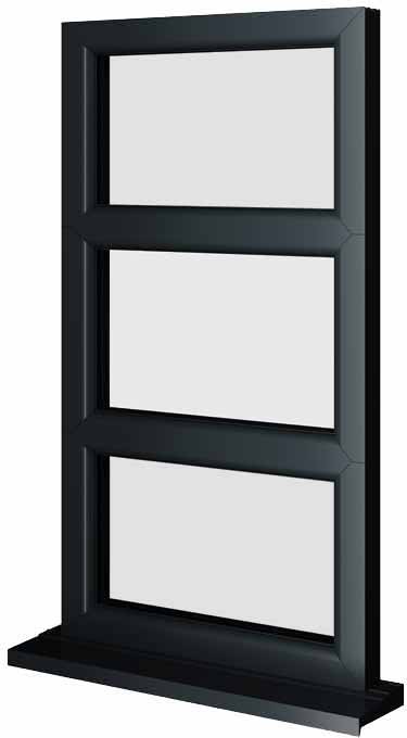 Grey UPVC Window Style 13