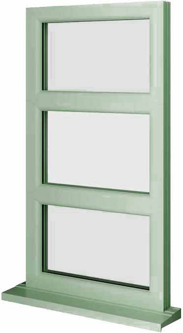Chartwell Green UPVC Window Style 13