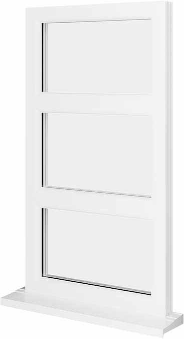 White UPVC Window Style 13