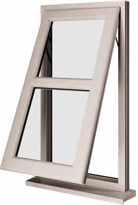 Cream UPVC Window Style 132