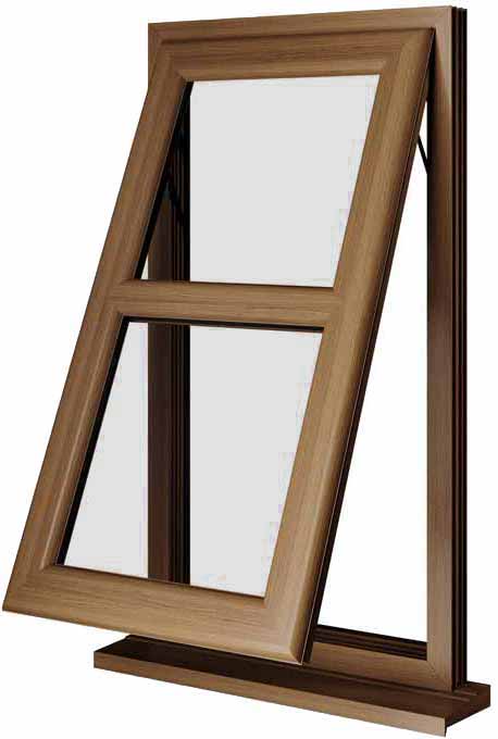 Oak UPVC Window Style 132