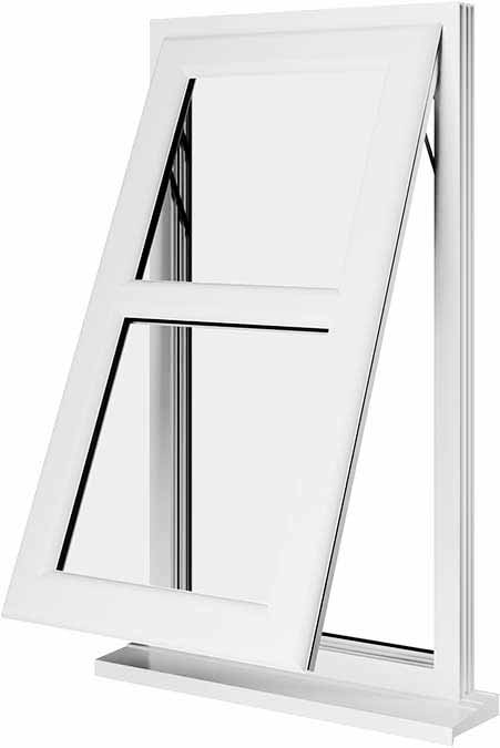 White UPVC Window Style 132