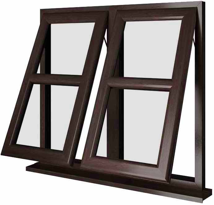 Rosewood UPVC Window Style 133