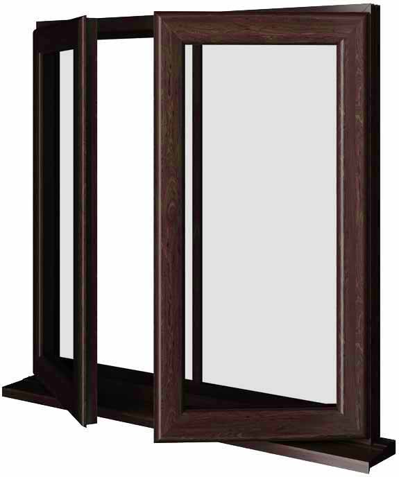 Rosewood UPVC Window Style 14
