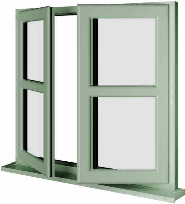 Chartwell Green UPVC Window Style 144
