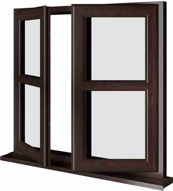 Rosewood UPVC Window Style 144