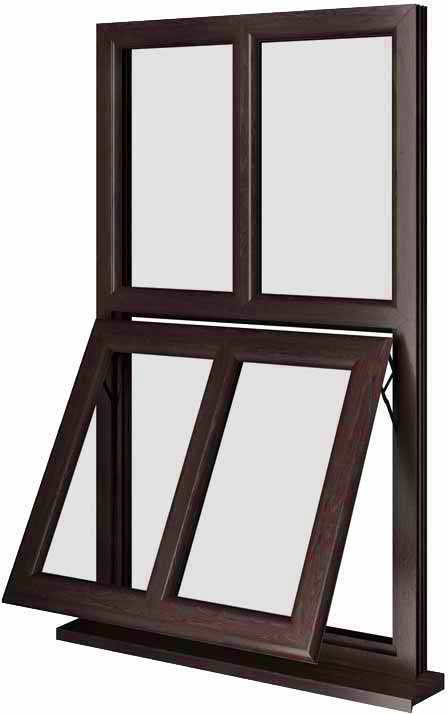 Rosewood UPVC Window Style 145