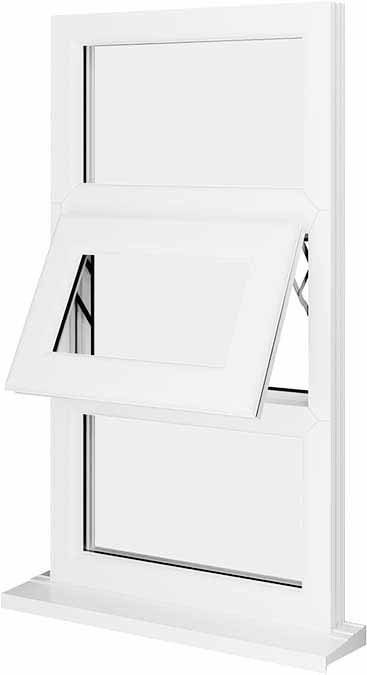 White UPVC Window Style 15