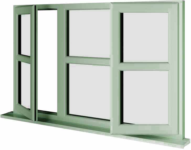 Chartwell Green UPVC Window Style 164