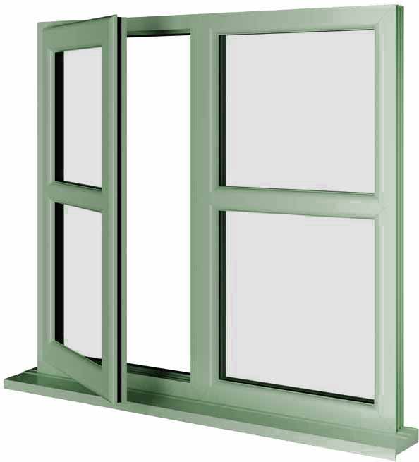 Chartwell Green UPVC Window Style 165