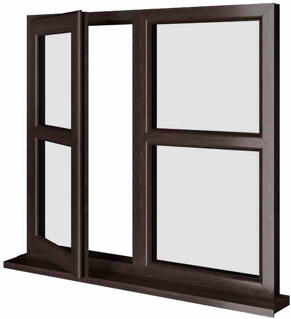 Rosewood UPVC Window Style 165