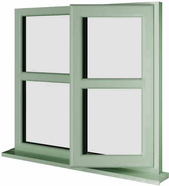 Chartwell Green UPVC Window Style 166