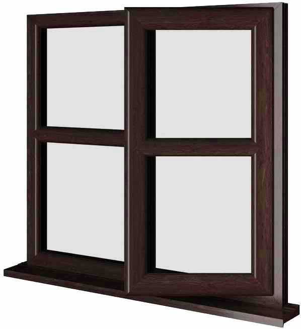 Rosewood UPVC Window Style 166