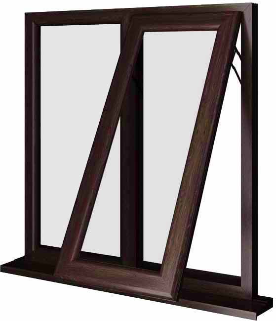 Rosewood UPVC Window Style 17