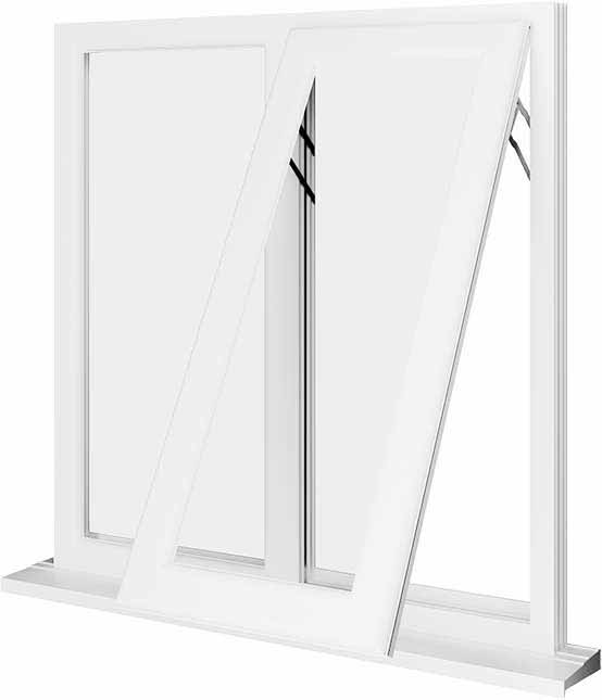 White UPVC Window Style 17