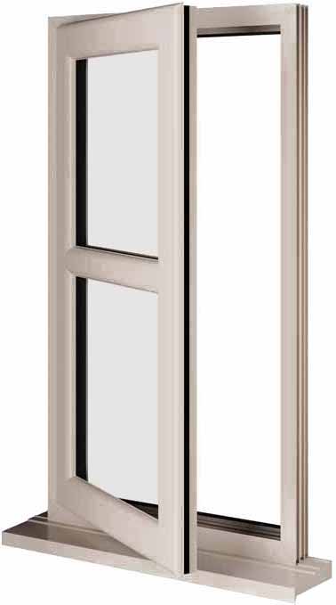 Cream UPVC Window Style 177
