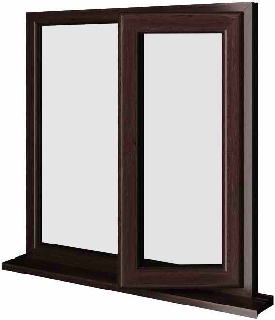 Rosewood UPVC Window Style 19