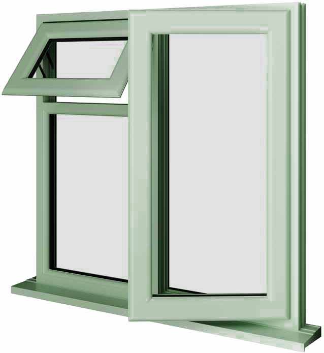 Chartwell Green UPVC Window Style 21