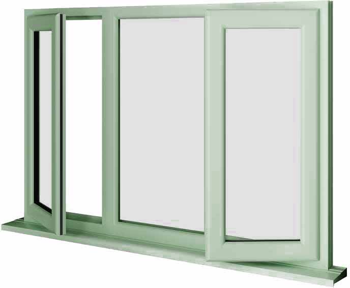 Chartwell Green UPVC Window Style 24