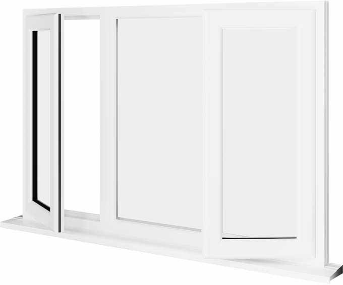 white upvc window style 24