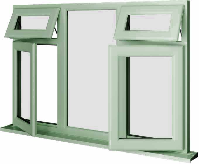 Chartwell Green UPVC Window Style 25