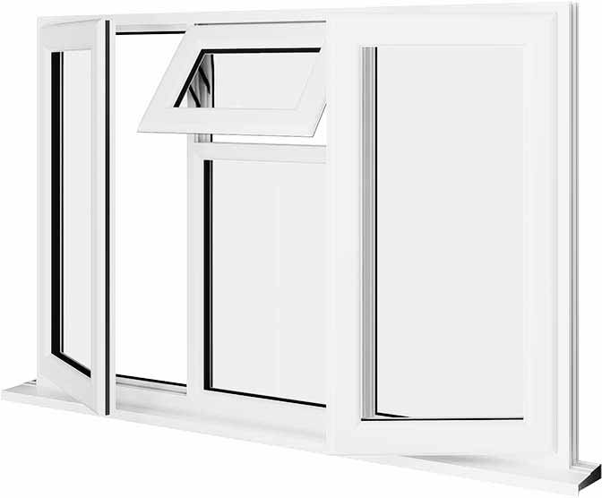 white upvc window style 26