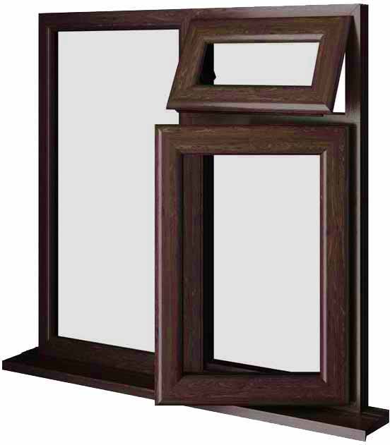 Rosewood UPVC Window Style 28