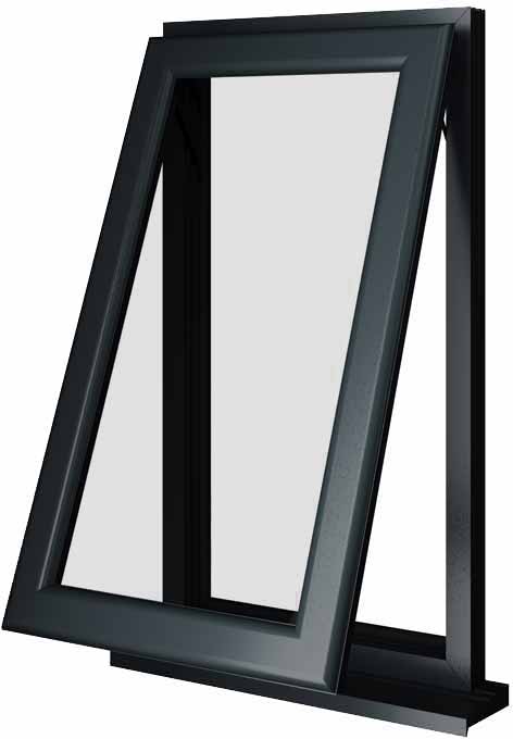 Grey UPVC Window Style 3