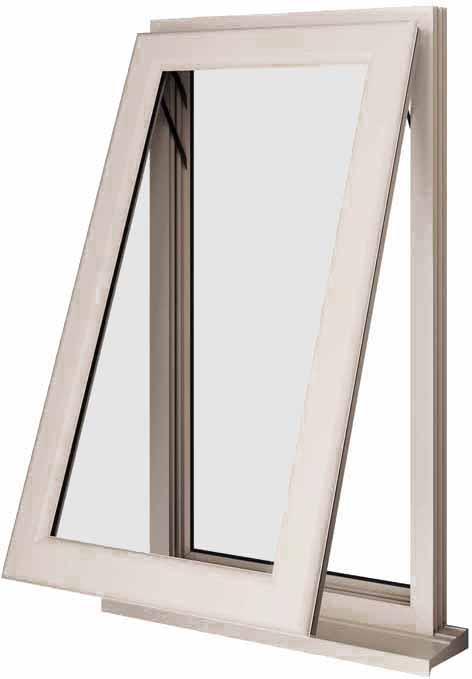 Cream UPVC Window Style 3