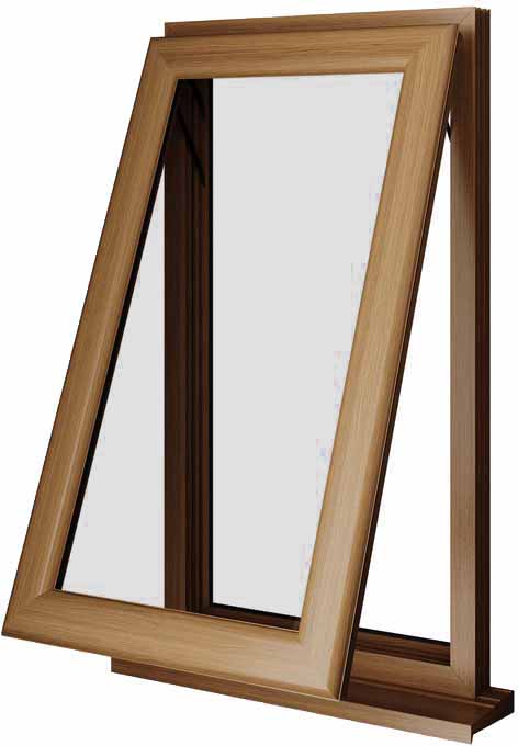 Oak UPVC Window Style 3