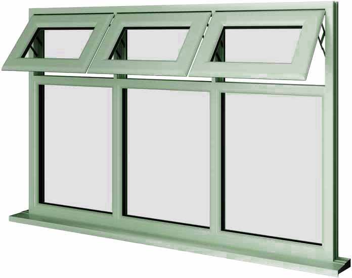 Chartwell Green UPVC Window Style 30