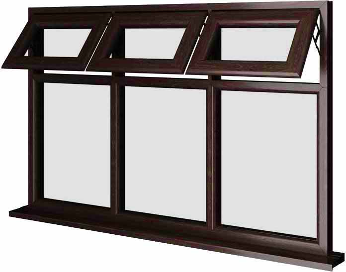 Rosewood UPVC Window Style 30