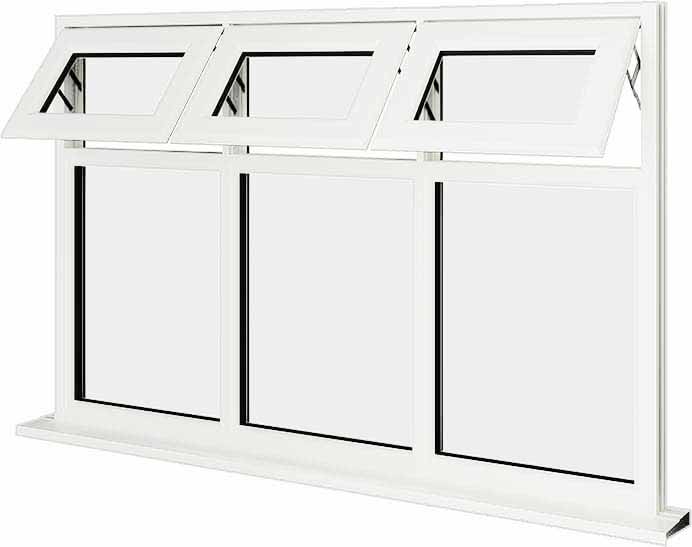 White UPVC Window Style 30