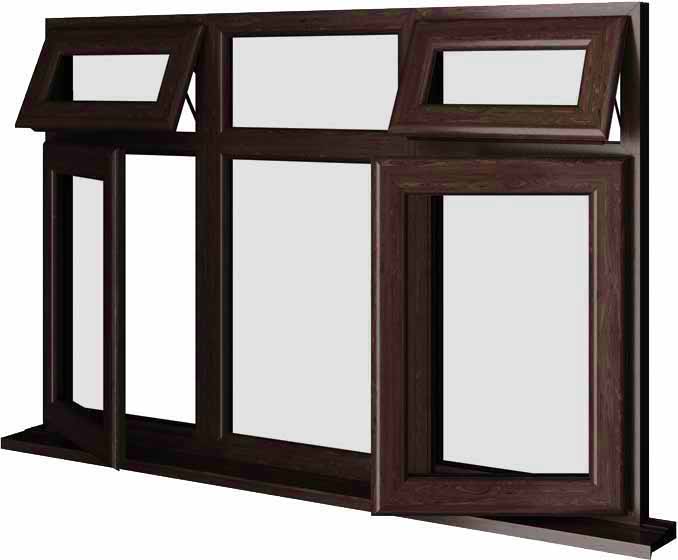Rosewood UPVC Window Style 31