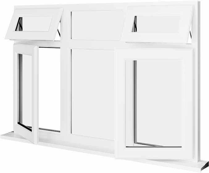 white upvc window style 31