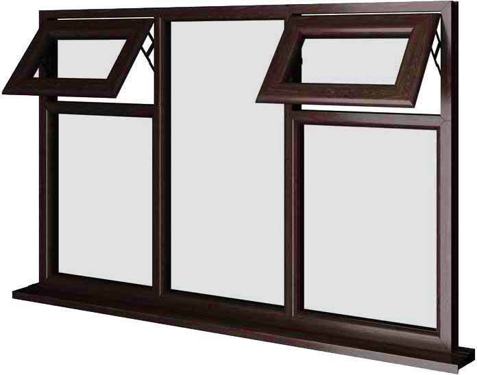 Rosewood UPVC Window Style 32