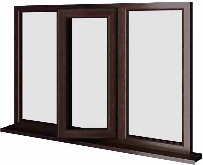 Rosewood UPVC Window Style 34