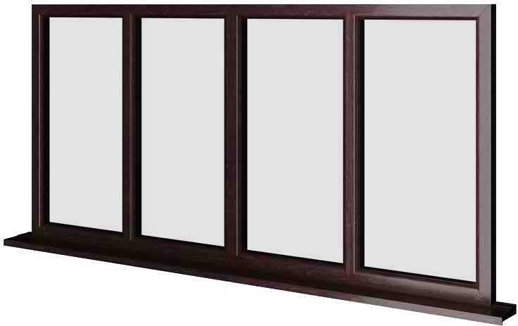 Rosewood UPVC Window Style 38