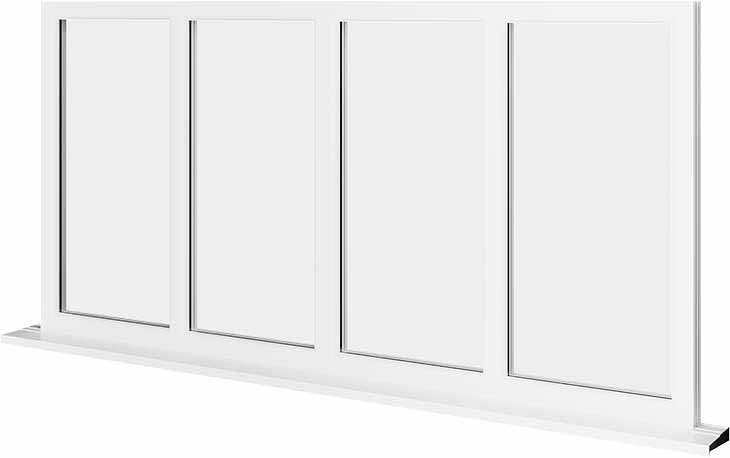 White UPVC Window Style 38
