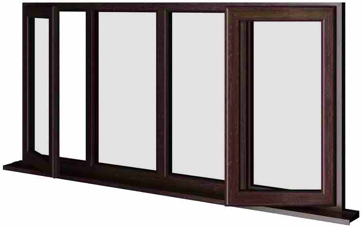 Rosewood UPVC Window Style 39