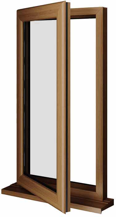 Oak UPVC Window Style 4