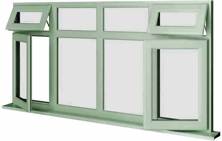 Chartwell Green UPVC Window Style 40