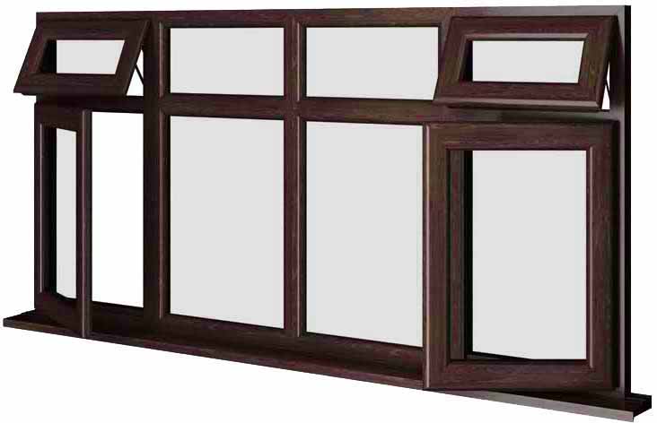 Rosewood UPVC Window Style 40
